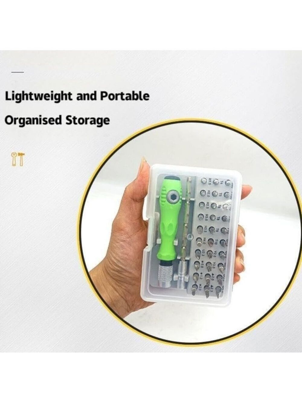 32-in-1 Multifunctional Screwdriver Set Household Home Repair Tool Kit for Phone - Picture 5 of 5